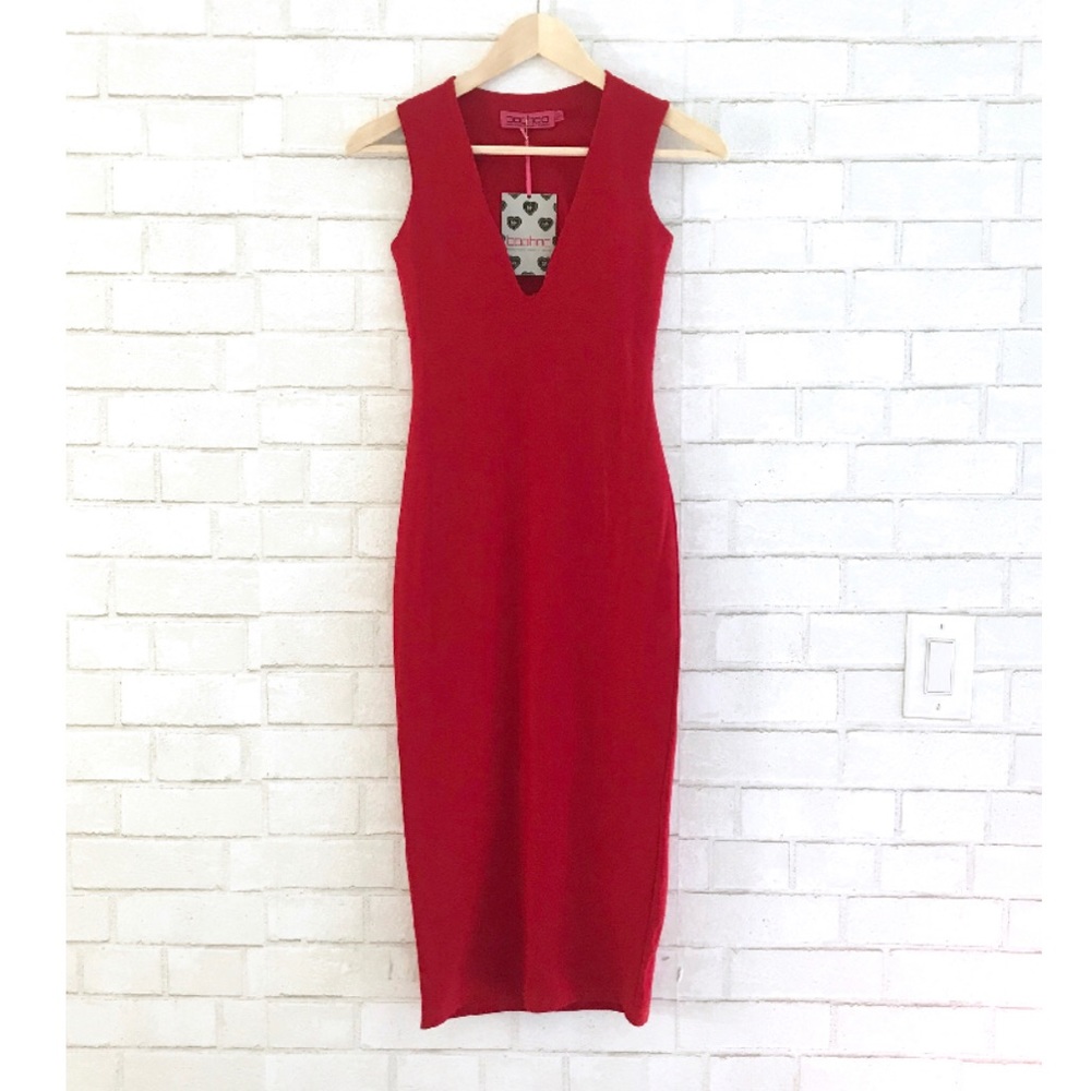 Red Midi Dress